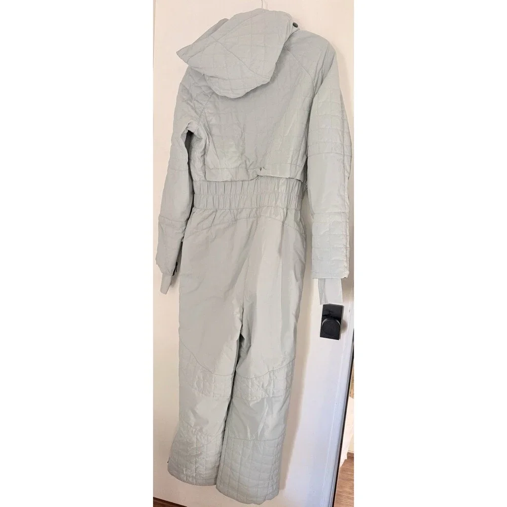 Free People Movement All Prepped Ski Snow Suit Women’s Light Blue Size XL